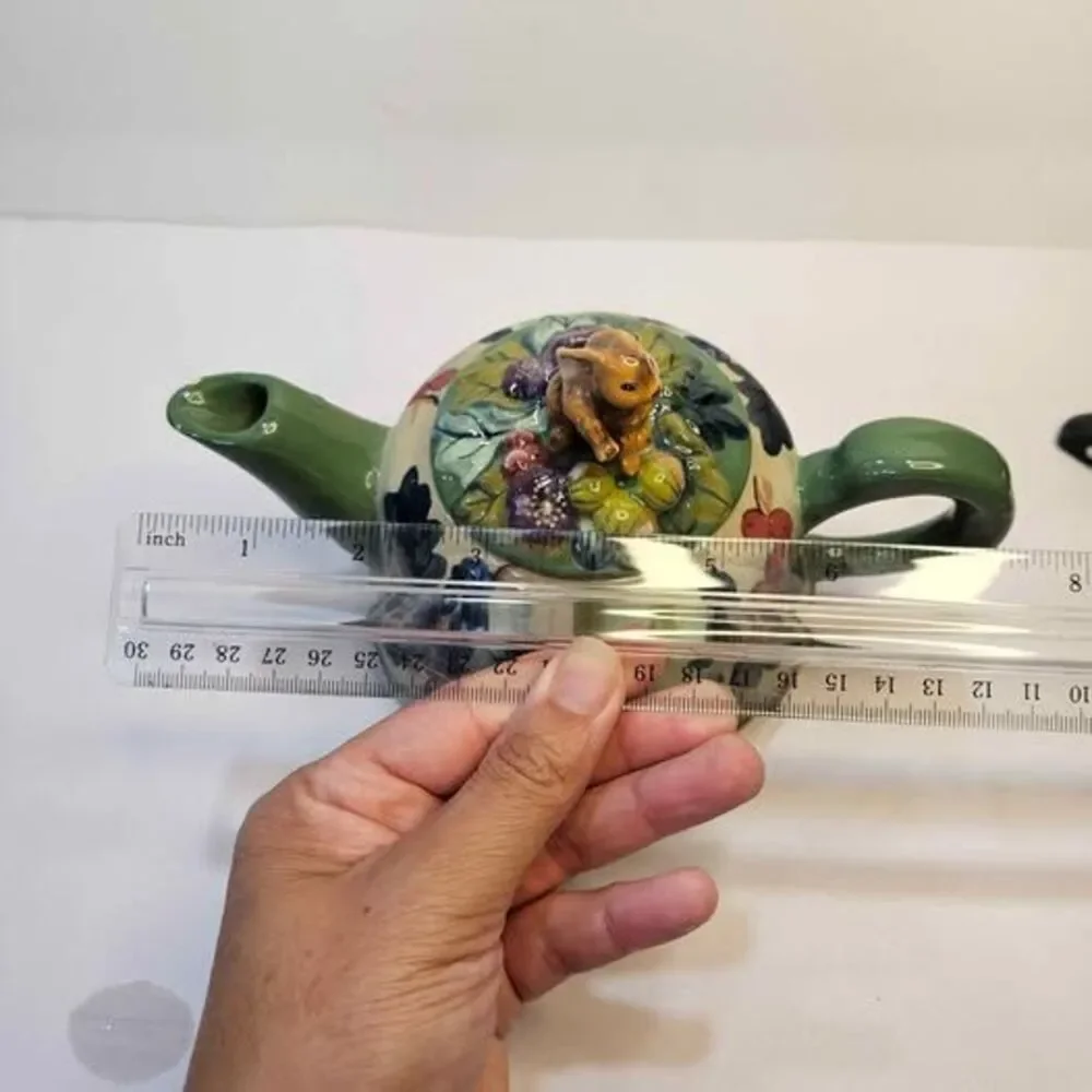 Tracy Porter Beloved Country Collection Teapot Rabbit Lid